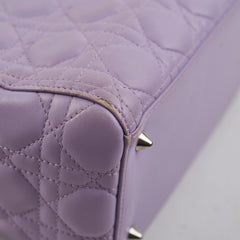 Christian Dior Medium Lady Dior Lambskin Lilac