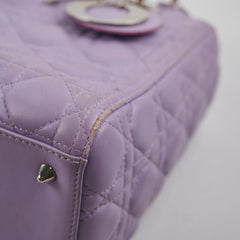 Christian Dior Medium Lady Dior Lambskin Lilac