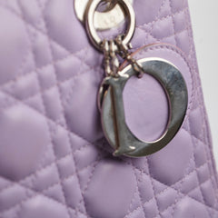 Christian Dior Medium Lady Dior Lambskin Lilac
