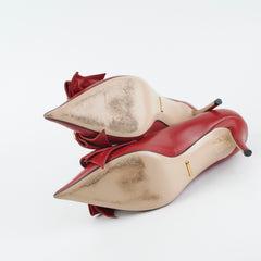 Gucci Red Bee Heels Size 40