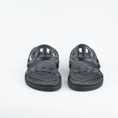 Hermes Extra Sandals Black Size 41
