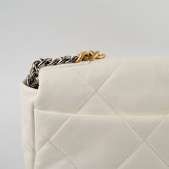 Chanel 19 Small White Microchip