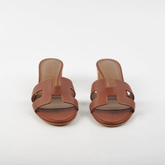 Hermes Oasis Sandals Gold Size 39