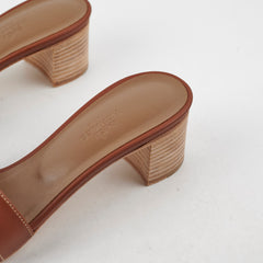Hermes Oasis Sandals Gold Size 39