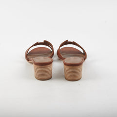 Hermes Oasis Sandals Gold Size 39