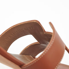 Hermes Oasis Sandals Gold Size 39