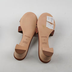Hermes Oasis Sandals Gold Size 39