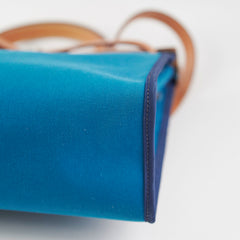 Hermes Herbag 31 Blue Bag