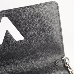 Louis Vuitton Monogram Striped Twist Wallet On Chain