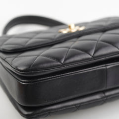 ITEM 32 - Chanel Small Trendy CC Black Quilted (Removable Strap)