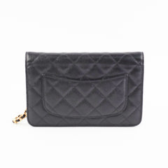 Chanel Wallet On Chain WOC Caviar Black Crossbody Bag