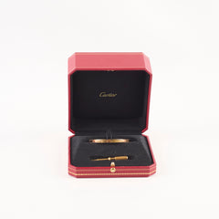 Cartier Love Bracelet SM Pink Gold Size 16