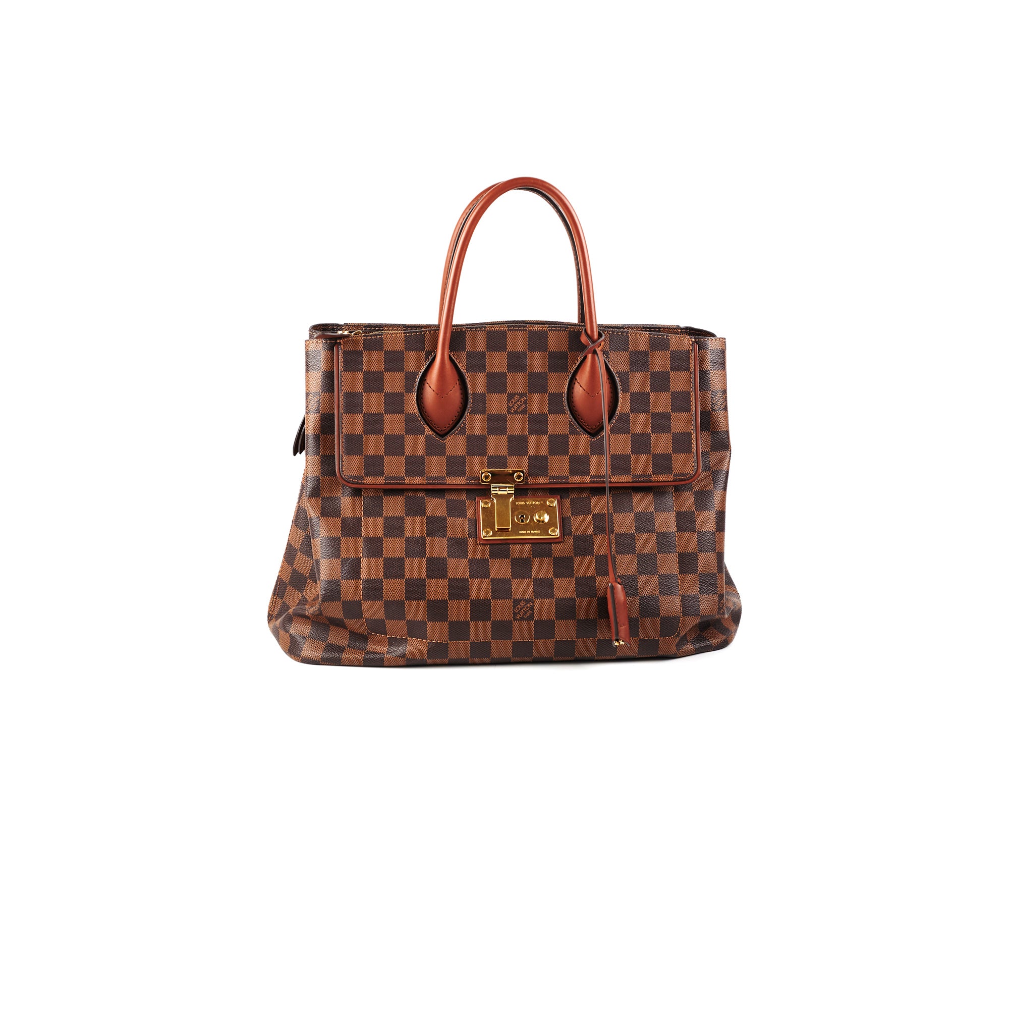 Louis Vuitton Damier Ebene Ascot Bag - Brown Handle Bags, Handbags -  LOU223008