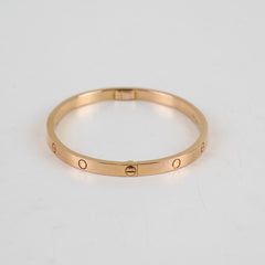 Cartier Love Bracelet SM Pink Gold Size 16