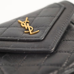 Saint Laurent Gaby Mini Quilted Leather Chain Bag