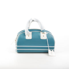 Christian Dior Small Vibe Zip Bowling Bag Aqua