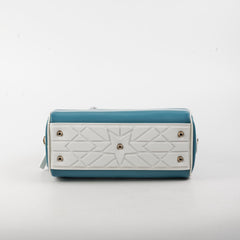 Christian Dior Small Vibe Zip Bowling Bag Aqua