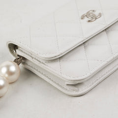 Chanel Pearl Crossbody Bag White 31 Series