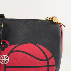 Louis Vuitton x NBA Keepall 55 Bandouliere Embossed Leather Black/Red