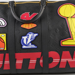 Louis Vuitton x NBA Keepall 55 Bandouliere Embossed Leather Black/Red