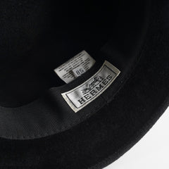 Hermes Black Hat Size 58