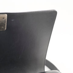 Chanel New Medium Boy Black Chevron Calfskin