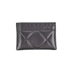 Chanel 19 Lambskin Cardholder Black