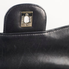 Chanel Jumbo Classic Single Flap Patent Black
