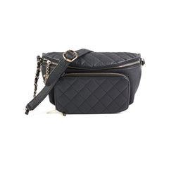 Chanel Caviar Quilted Business Affinity Waist Belt Bag Black