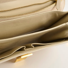 Celine Classique Box Cream Crossbody