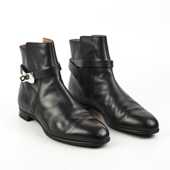 Hermes Neo Ankle Boots Size 40 Black