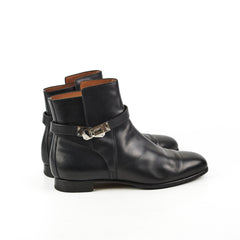 Hermes Neo Ankle Boots Size 40 Black