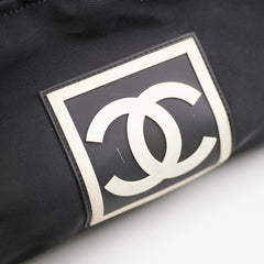 Chanel Large Duffle Travel Black Tote