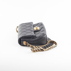 Chanel Caviar Matelasse Mini Bag Black