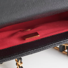 Chanel Caviar Matelasse Mini Bag Black