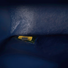 Chanel Classic Flap Medium/Large Caviar Blue Shoulder Bag