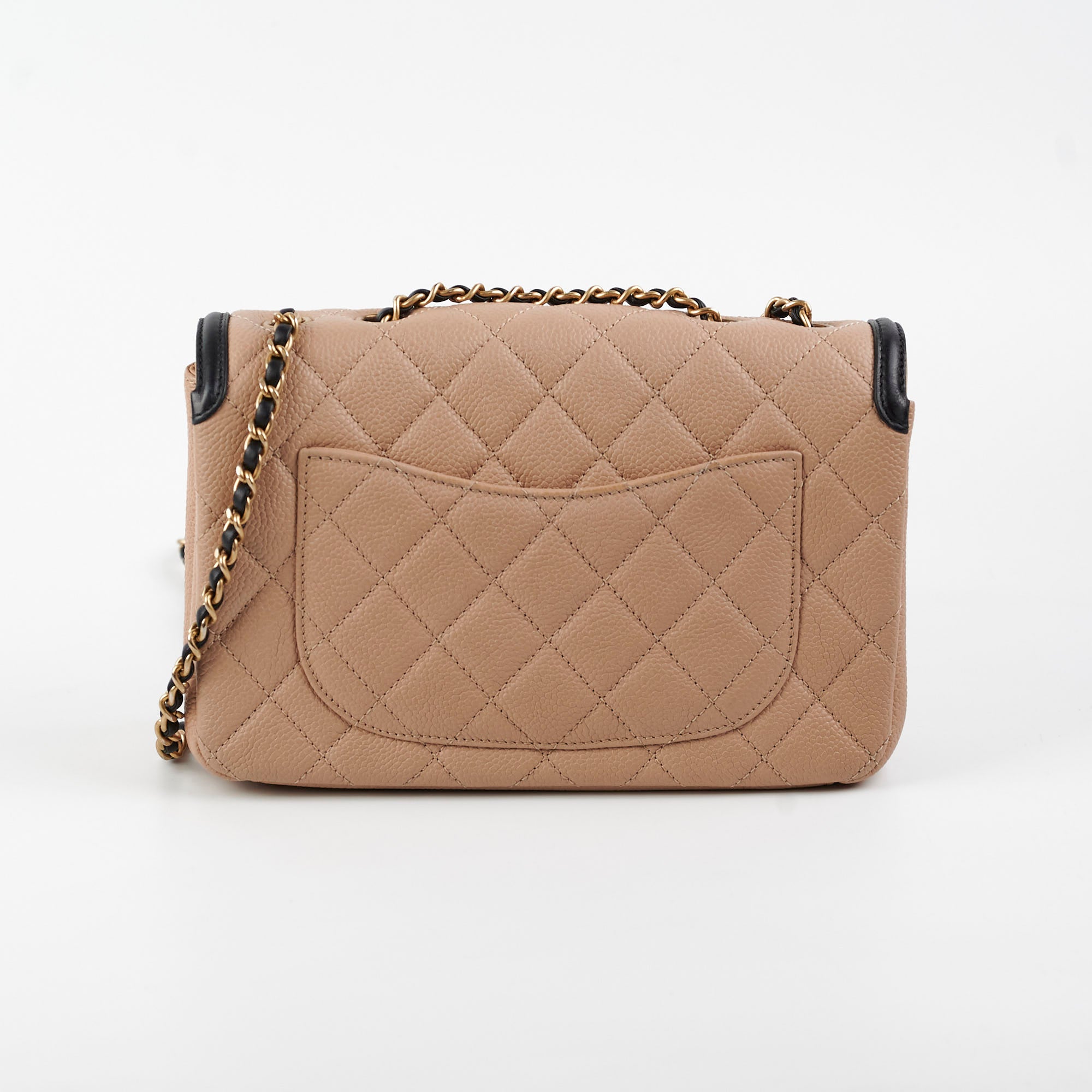 Chanel Filigree Caviar Beige Small Flap Shoulder Bag – THE PURSE