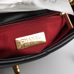 Chanel 19 Small Black Crossbody - Series 19