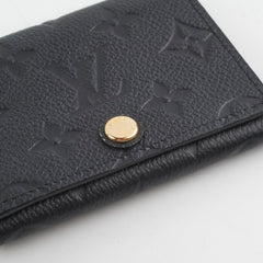 Louis Vuitton Monogram Empreinte Black Card Holder
