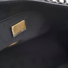 Chanel 19 Tweed Medium/Large Flap Bag Grey/Black