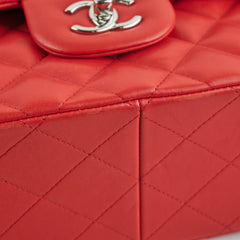 Chanel Jumbo Lambskin Red