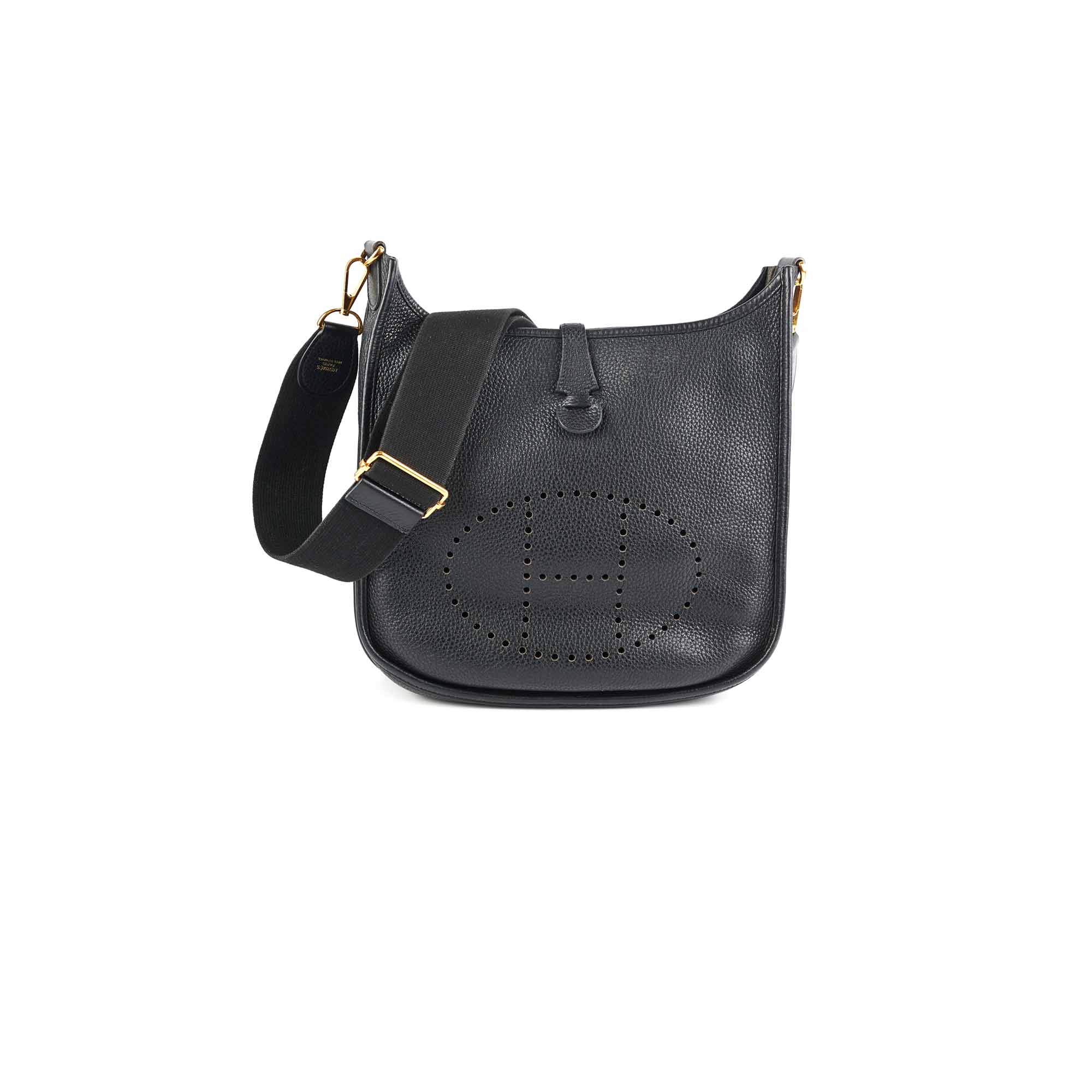 Hermès Clemence Evelyne III 29 - Black Crossbody Bags, Handbags - HER553057