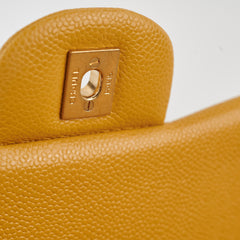 Chanel Classic Jumbo Flap Caviar Yellow - Series 21