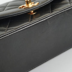 Chanel Small Vintage Diana Lambskin Black