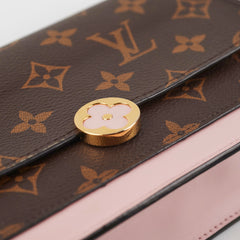Louis Vuitton Flore Wallet on Chain WOC Monogram/Pink