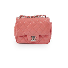 Chanel Classic Flap Square Patent Pink - Series 21
