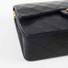 Chanel Medium/Large Vintage Double Classic Flap Black
