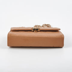 Chanel Kelly Top Handle Dark Beige Caviar  - Microchipped