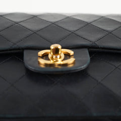 Chanel Medium/Large Vintage Double Classic Flap Black