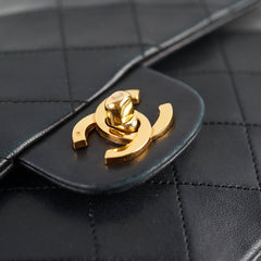 Chanel Medium/Large Vintage Double Classic Flap Black